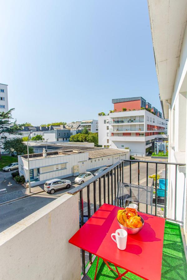 Lorient Hypercentre-Lumineux-Tout Confort-Balcon Exterior foto
