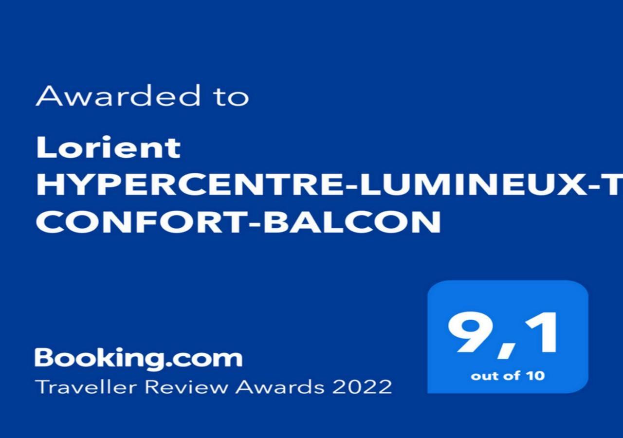 Lorient Hypercentre-Lumineux-Tout Confort-Balcon Exterior foto